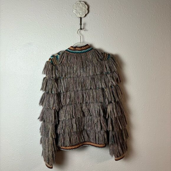 Missoni Multicolor Chevron Fringed Jacket Size 42 / Medium - Picture 14 of 15